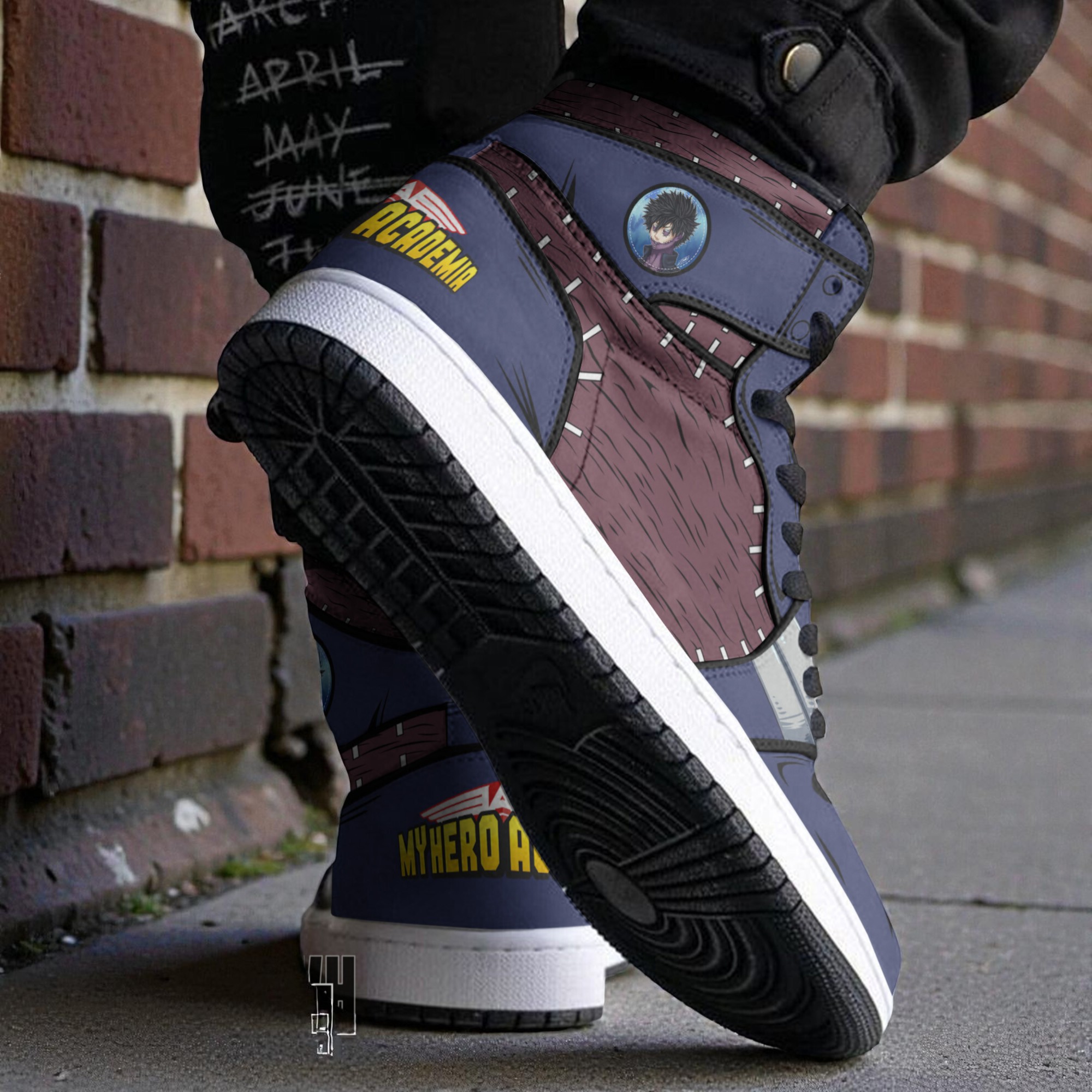 dabi uniform jordan sneaker boots my hero academia anime cosplay shoes 2 hdwrbu