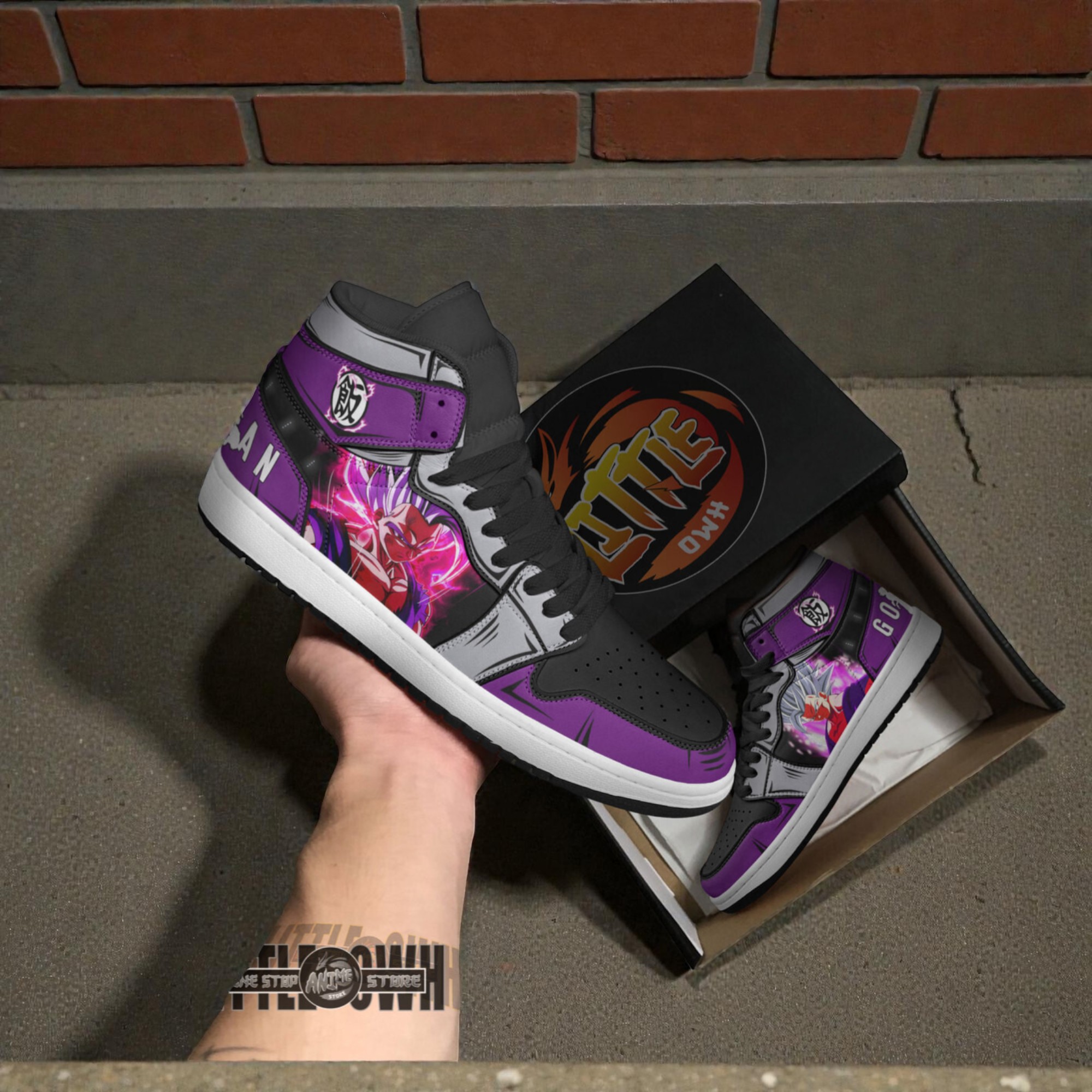 dgb super hero son gohan beast shoes custom anime boot sneakers 2 uubztz
