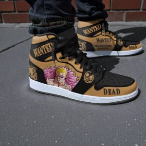 doflamingo wanted boot sneakers custom one piece anime shoes 1 g5bkl6