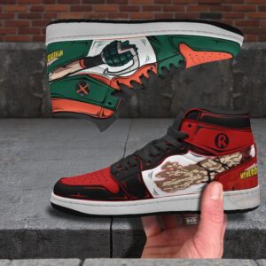 eijiro x katsuki anime shoes my hero academia custom jordan sneaker boots 1 tukkdf