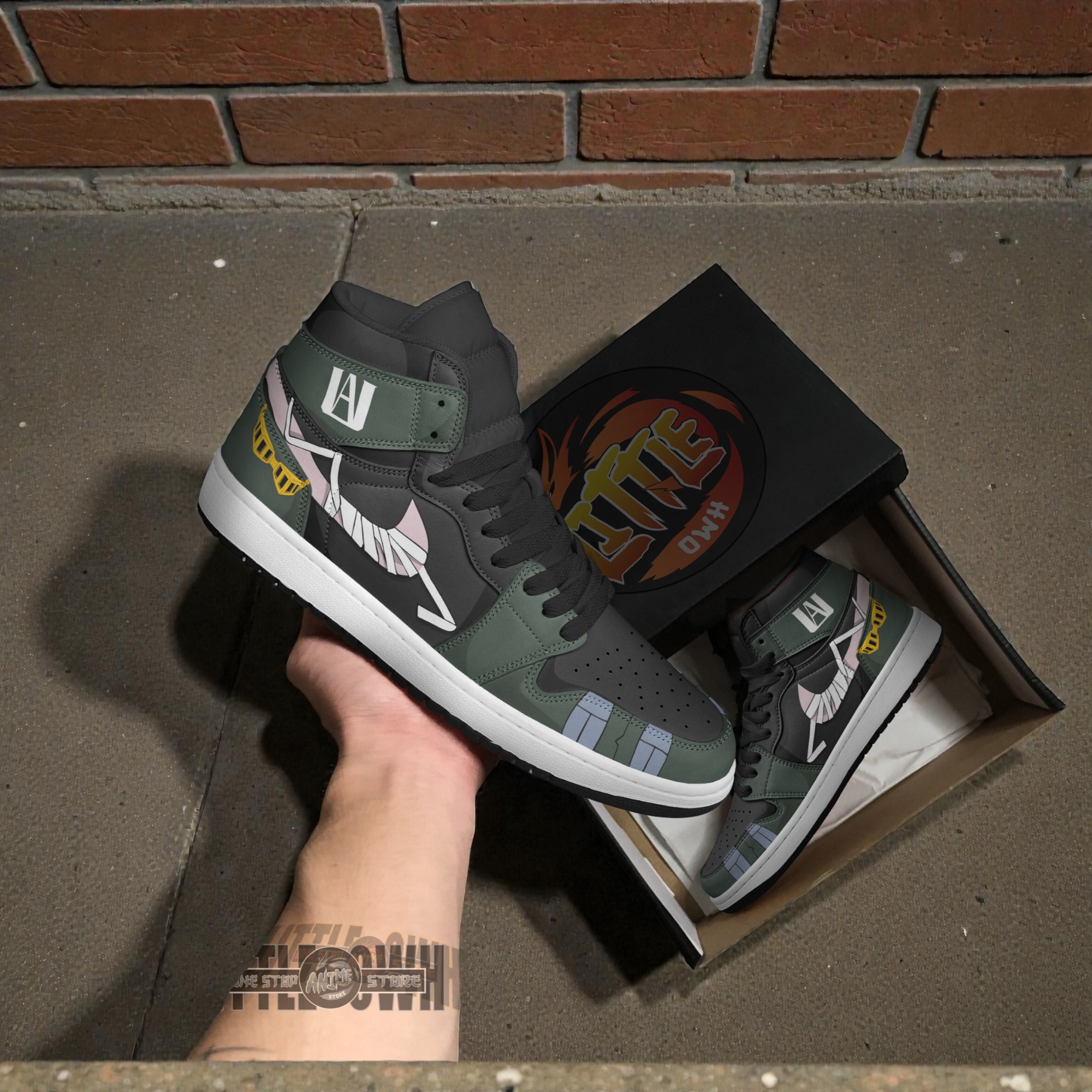 eraser shoes custom my hero academia anime boot sneakers 2 trqbkw