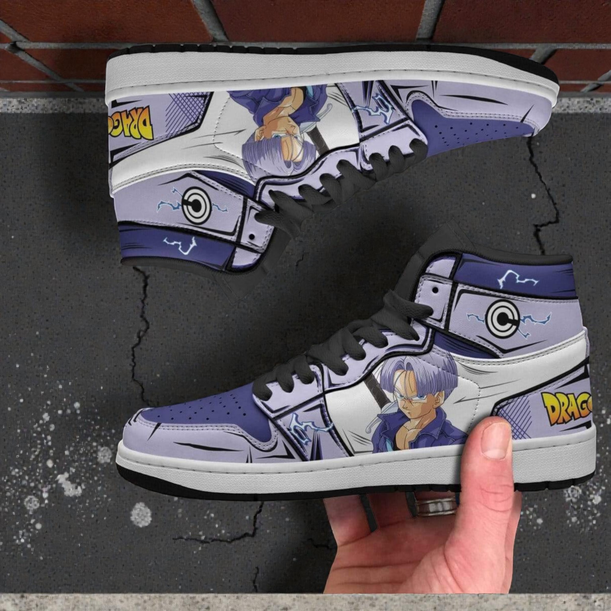 future trunks shoes custom dragon ball anime jordan sneaker boots 2 zj0qva