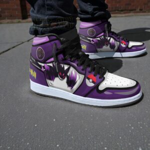 gengar 3d shoes custom anime pokemon jordan sneaker boots 1 vy75v4