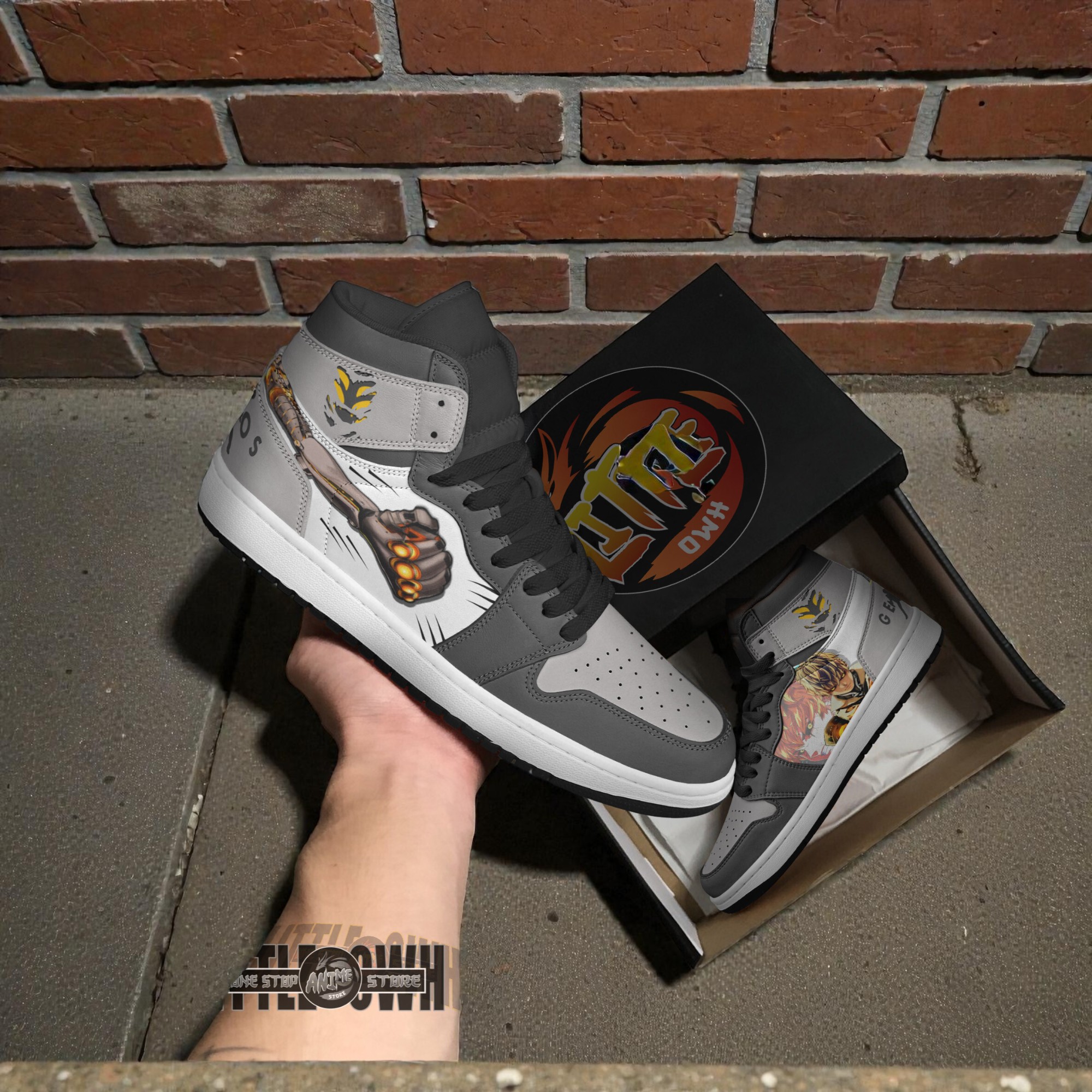 genos sneakers custom opm anime jordan sneaker boots new version 1 2 rnccku