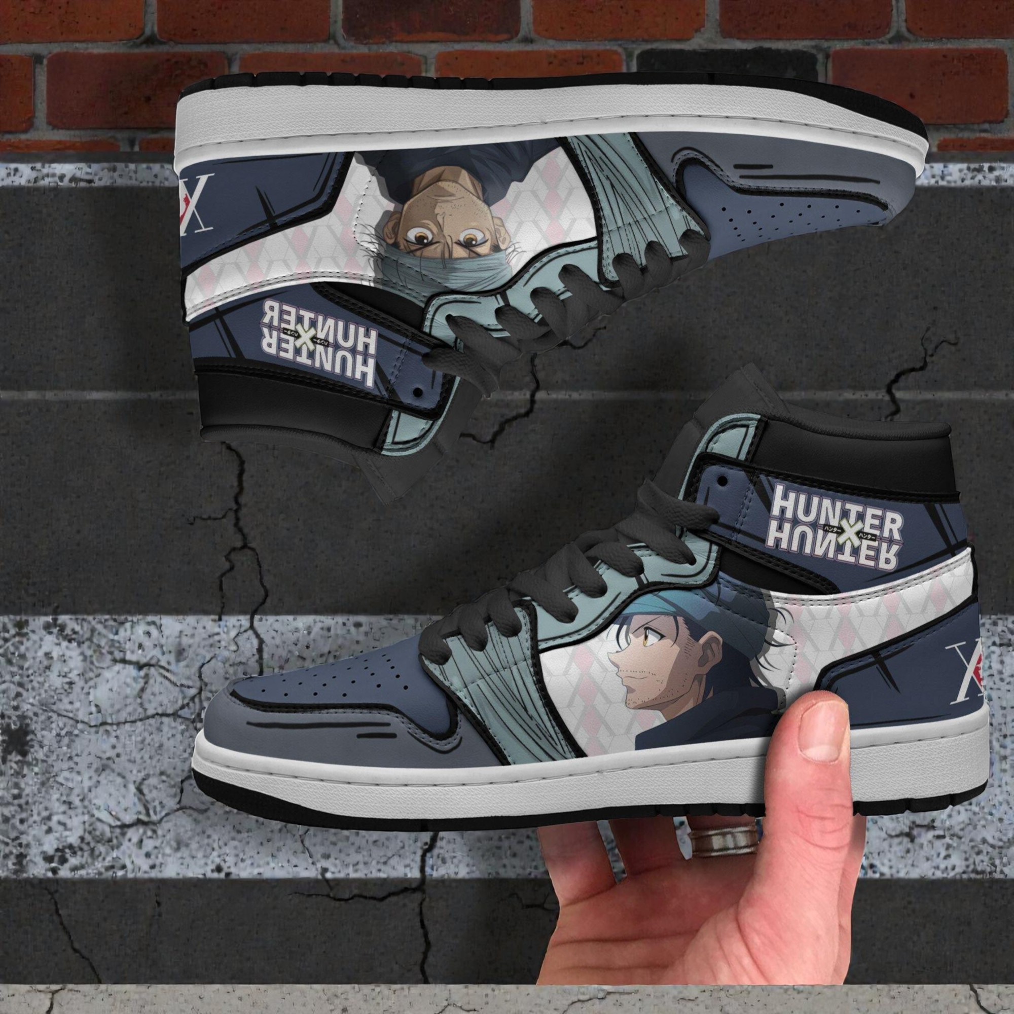ging freecss shoes custom hunter x hunter anime jordan sneaker boots 2 lke7hr