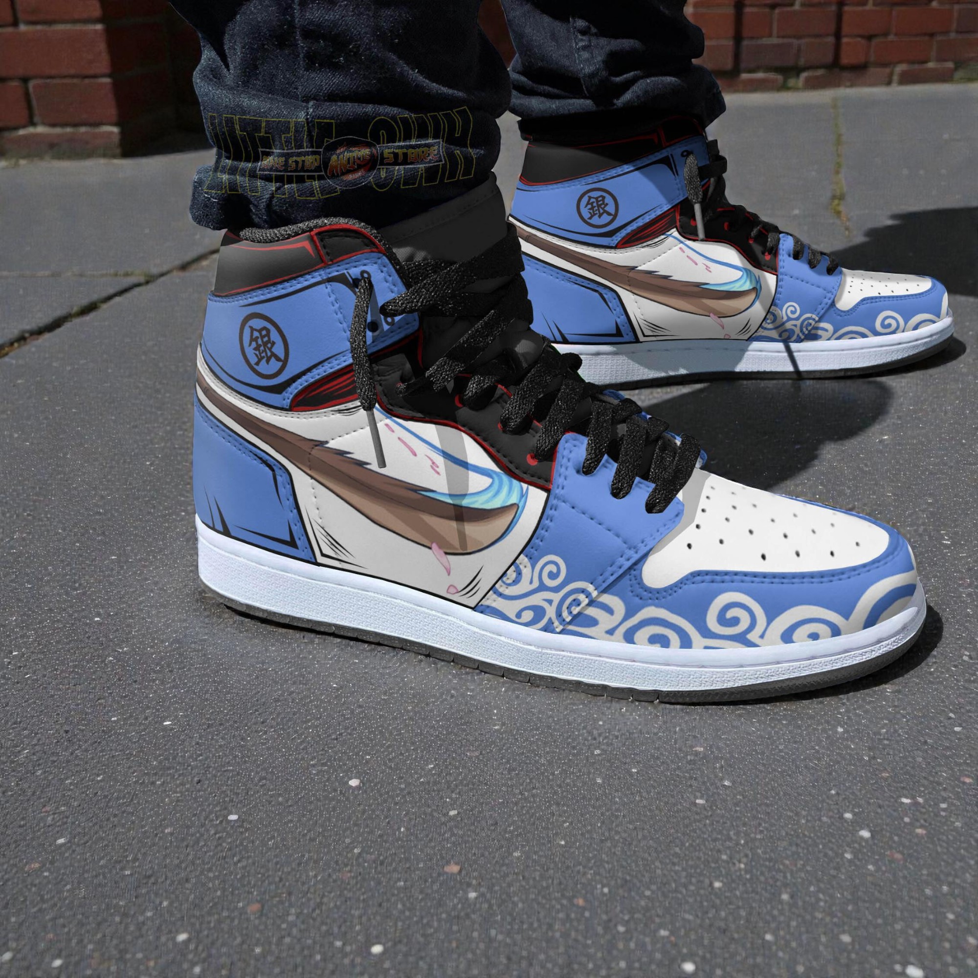 gintoki sakata anime shoes gintama custom jordan sneaker boots weapon 2 idwpbc