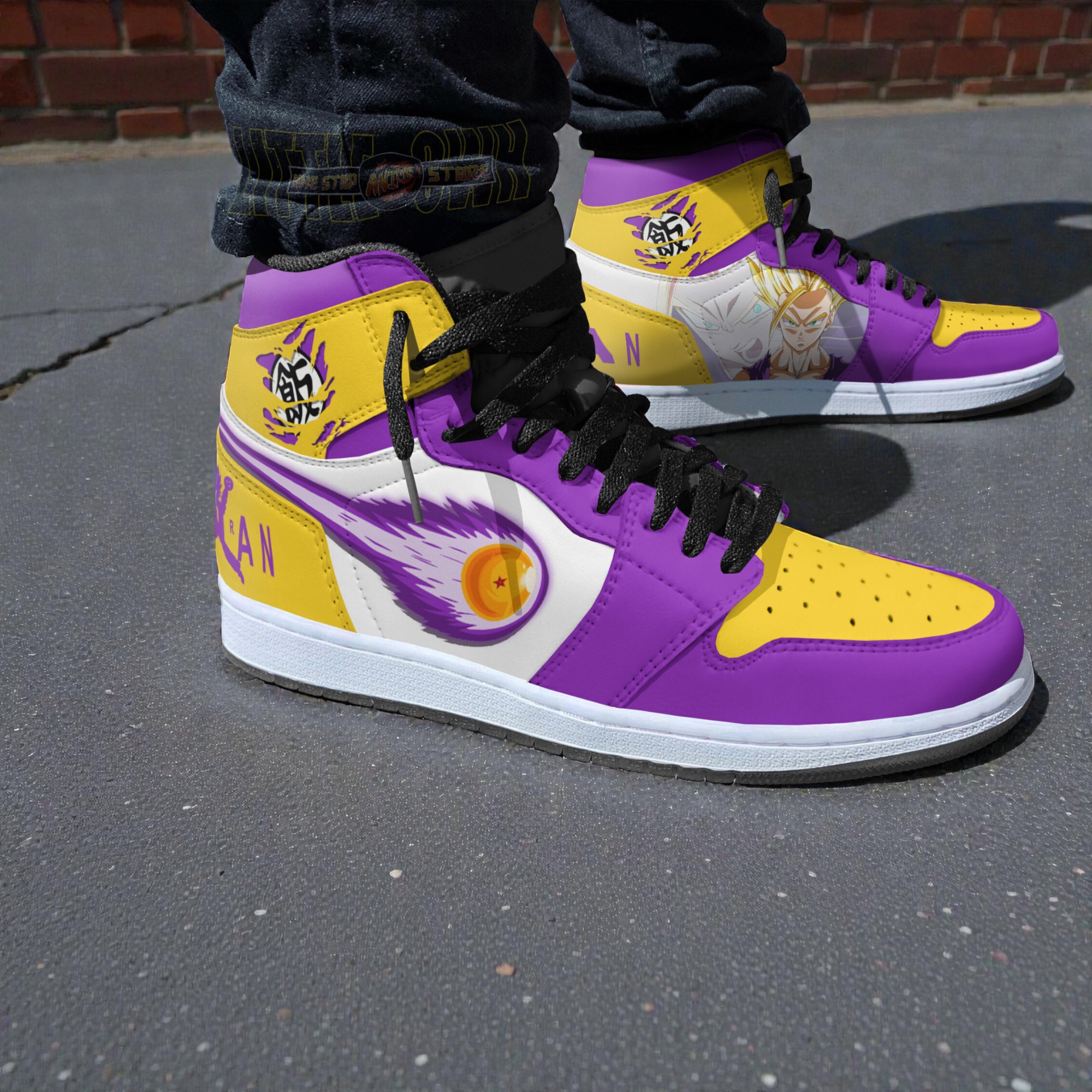 gohan sneakers custom dragon ball anime boot sneakers 2 ibre4t