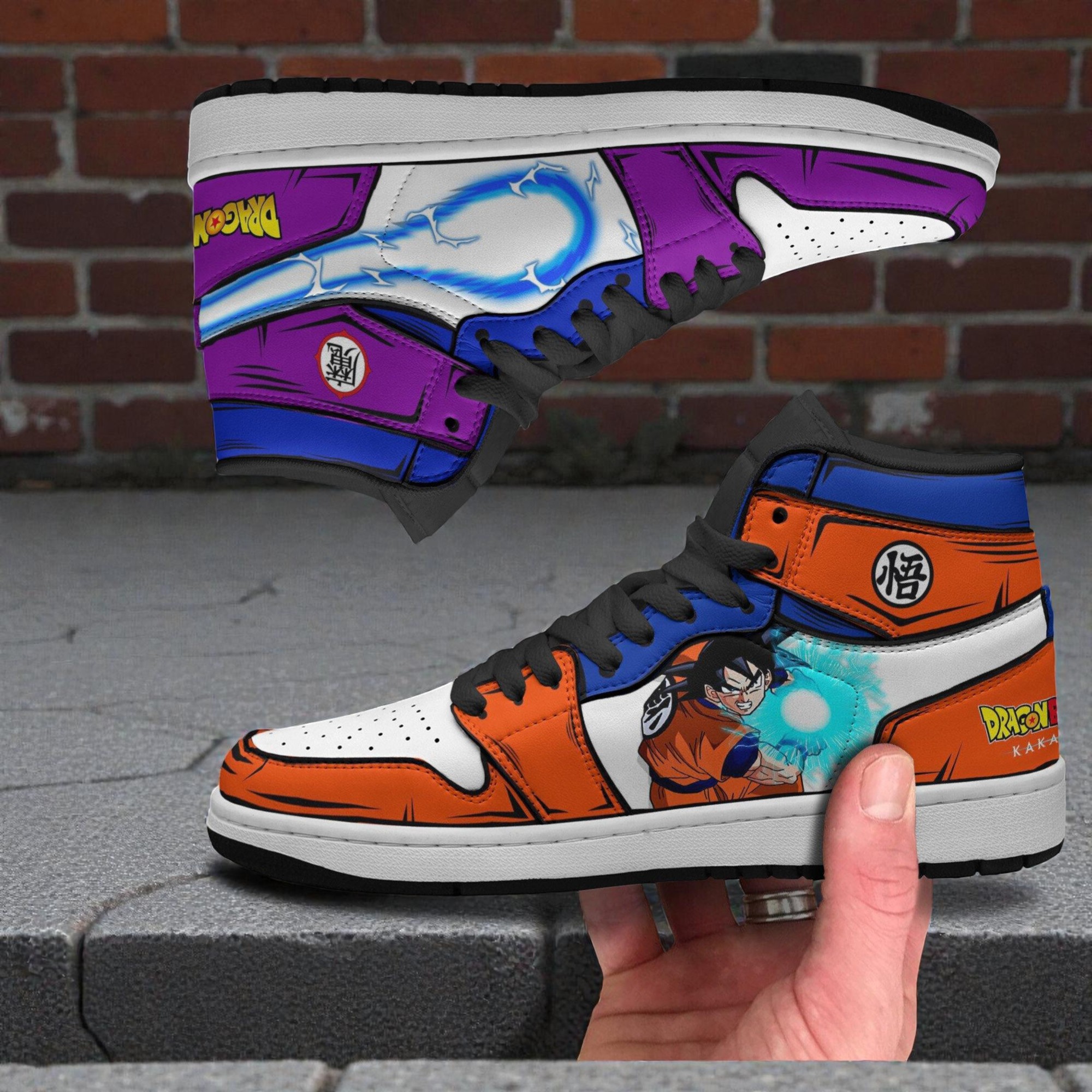 gohan x goku jordan sneaker boots custom dragon ball anime shoes 2 k0jf4y
