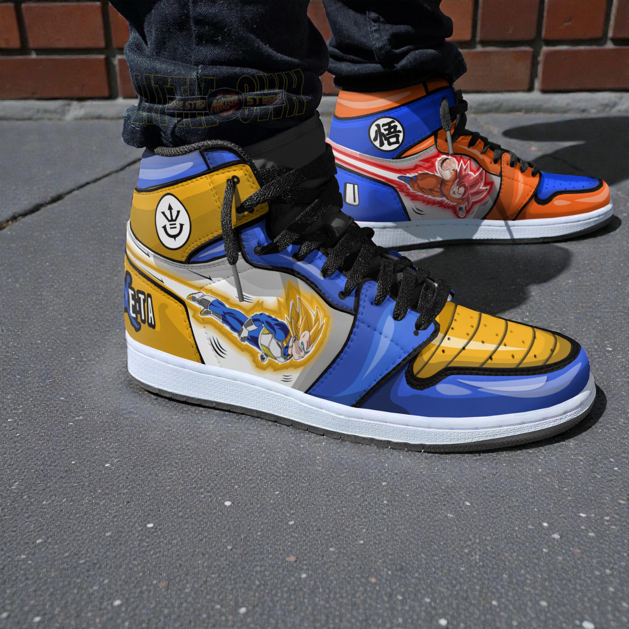 Goku x Vegeta Custom 3D Shoes Dragon Ball Anime Boot Sneakers Goku x Vegeta Custom 3D Shoes Dragon Ball Anime Boot Sneakers