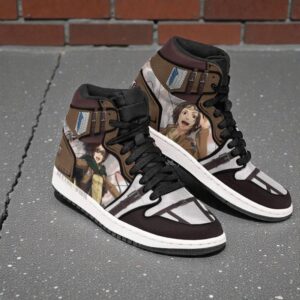 hange zoe jordan sneaker boots custom attack on titan anime shoes 1 stna49