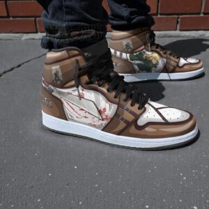 historia reiss custom 3d shoes attack on titan anime jordan sneaker boots 1 cpkdih