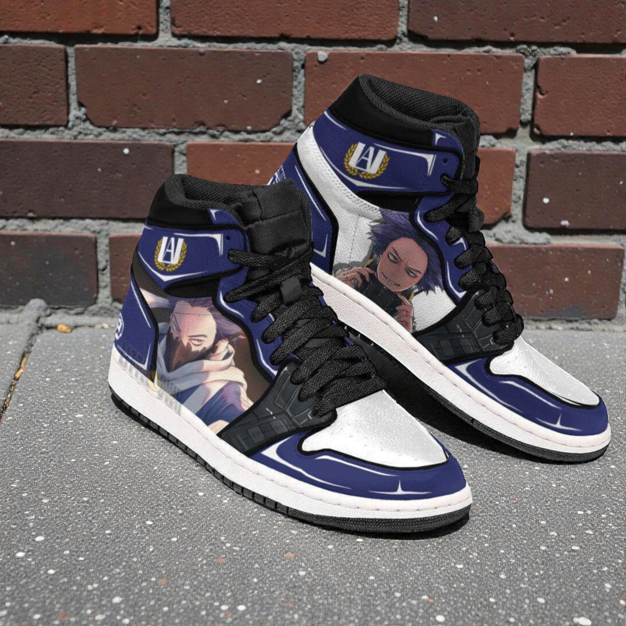 hitoshi shinso jordan sneaker boots custom my hero academia anime shoes 2 o669wc
