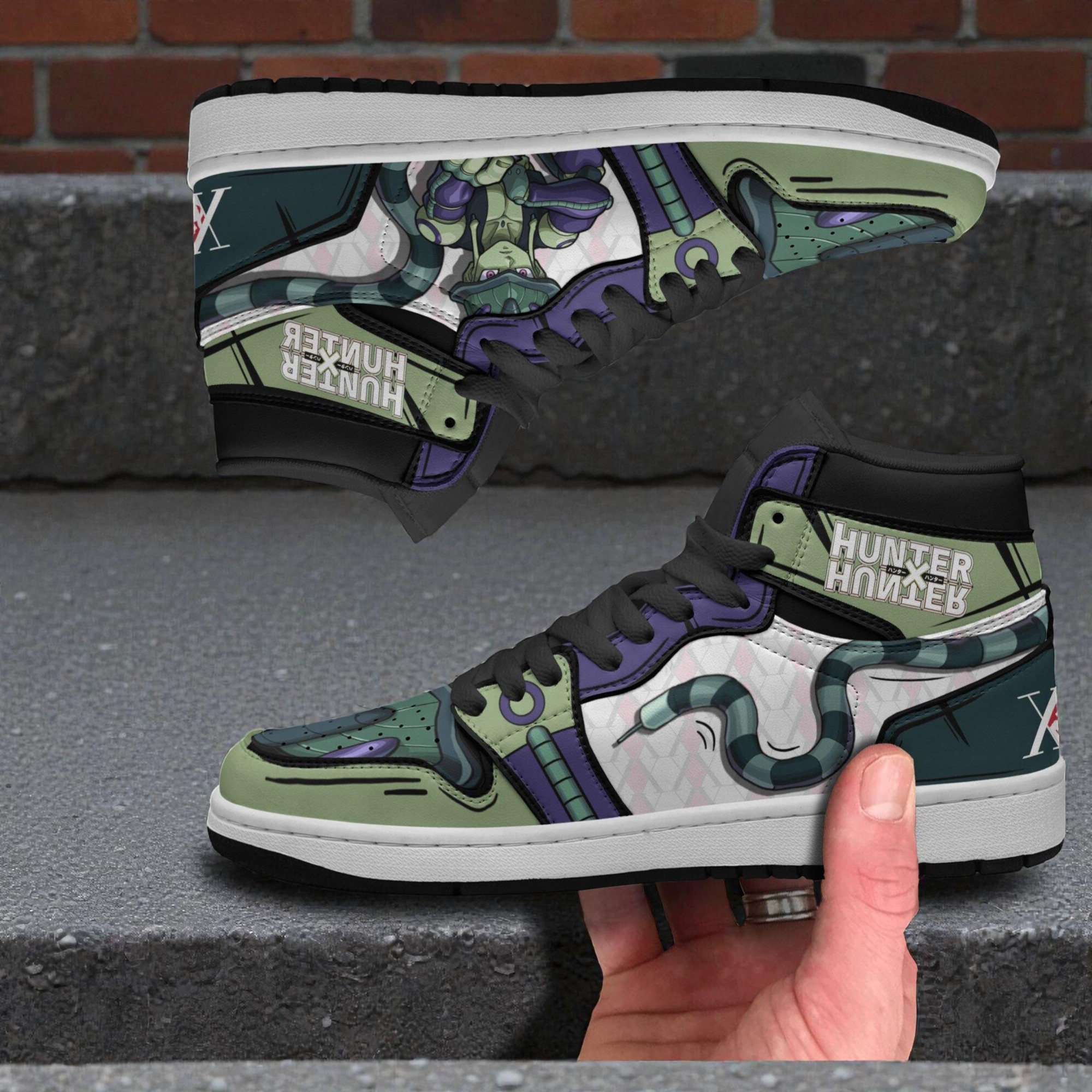 hunter x hunter shoes anime sneakers custom boot meruem 2 vk2mrz