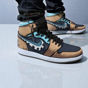 inosuke hashibira cosplay shoes custom kimetsu no yaiba anime jordan sneaker boots 1 kdnzgl