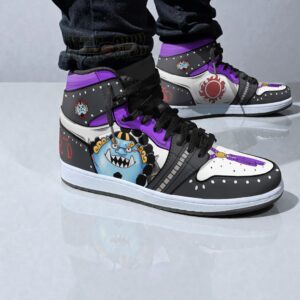 jinbe sneakers custom one piece red anime jordan sneaker boots 1 atatvn