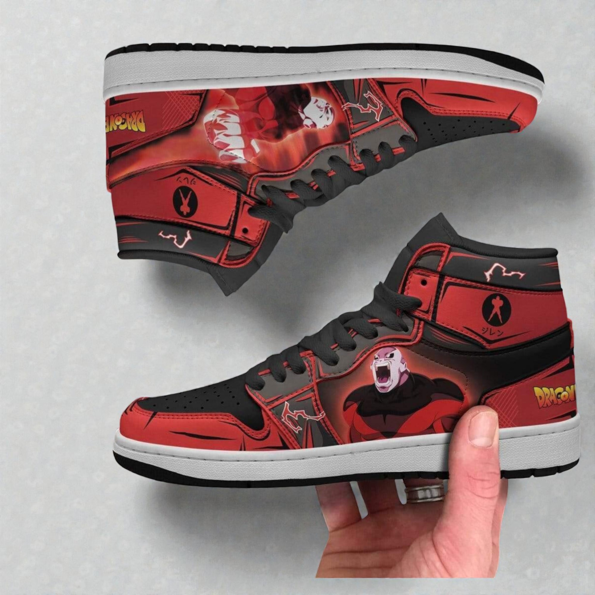 jiren dragon ball shoes custom anime jordan sneaker boots 2 ot7bmr