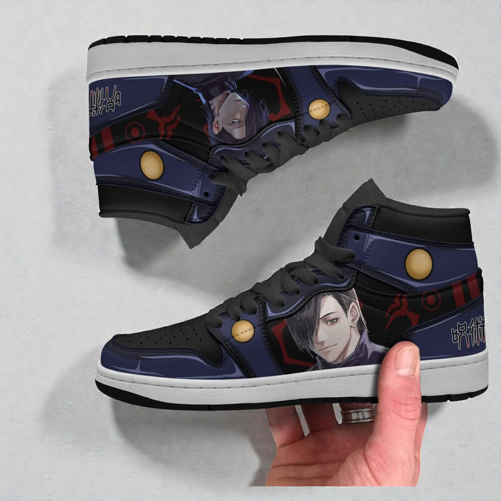 junpei yoshino boot sneakers custom jujutsu kaisen anime shoes 2 yvamux