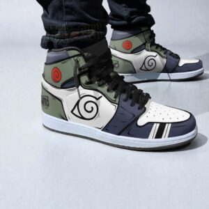 kakashi hatake unifrom cosplay shoes naruto shippuden custom jordan sneaker boots 1 yzpfhr