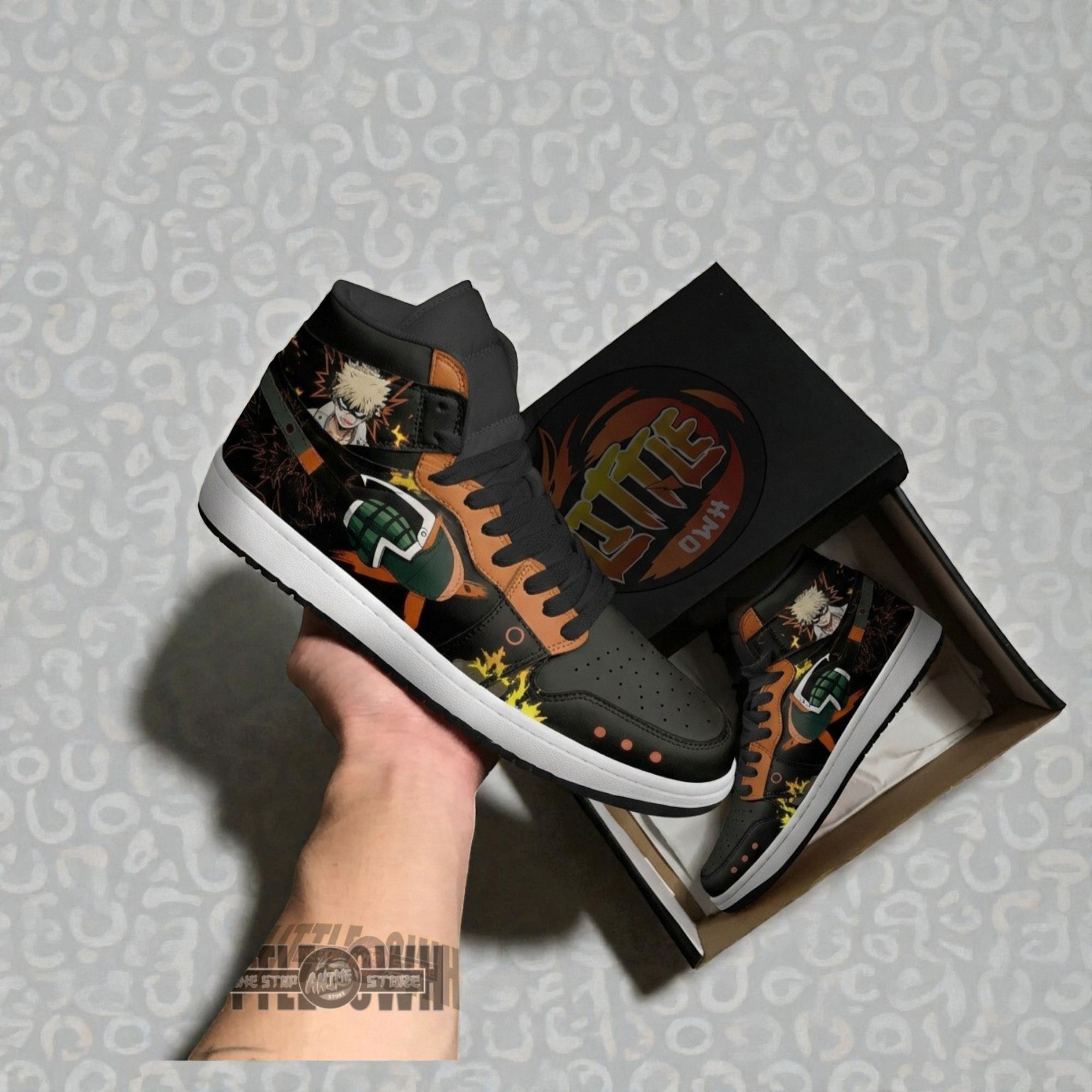 katsuki bakugo jordan sneaker boots my hero academia anime cosplay shoes 2 myifvt