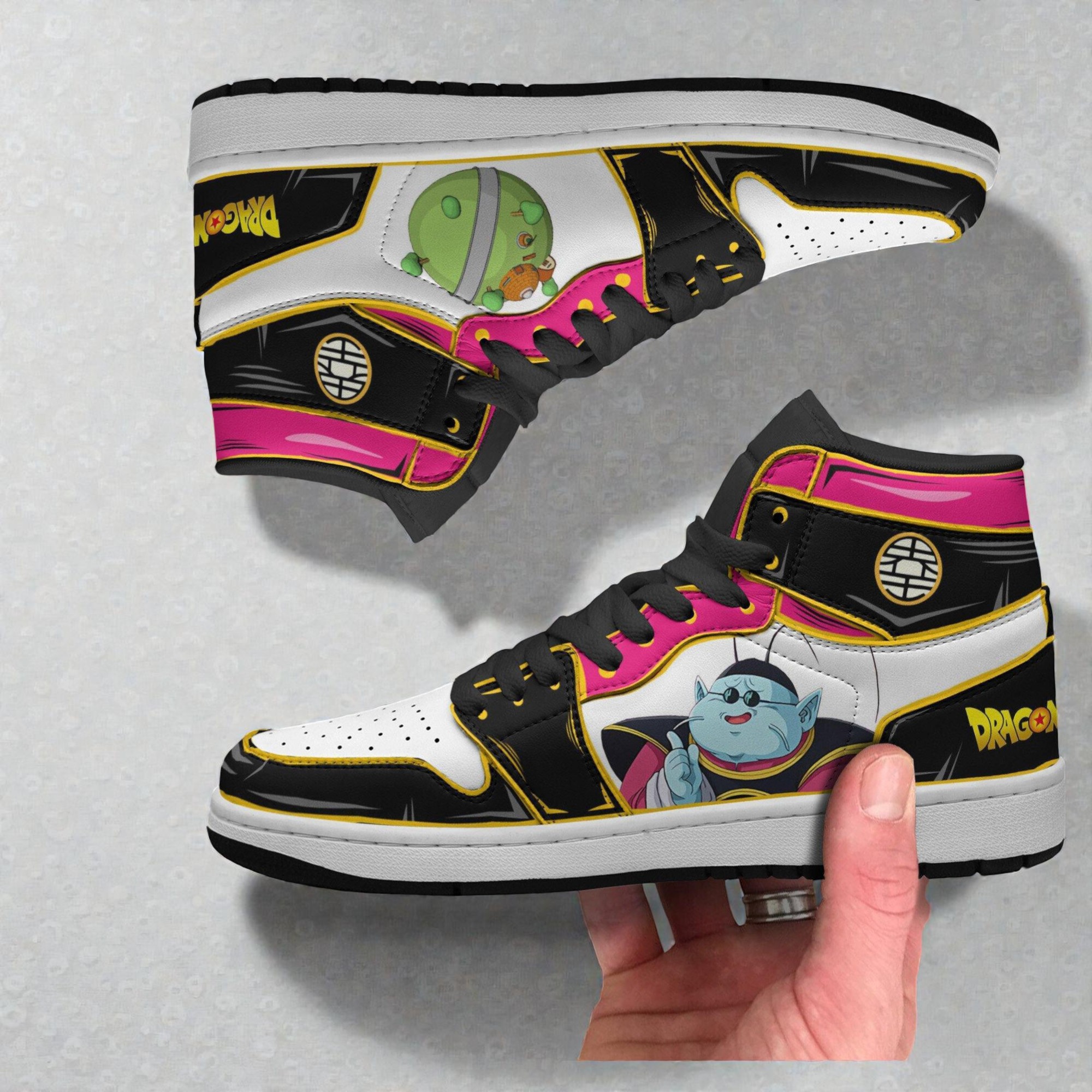 king kai boot sneakers custom dragon ball anime shoes 2 p3bstv
