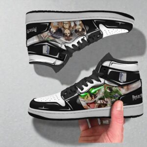 lei ackerman team anime shoes attack on titan custom jordan sneaker boots 1 dxb8ln