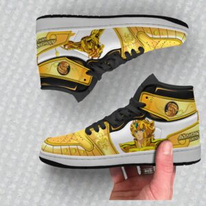 leo aiolia anime shoes ss custom boot sneakers 1 vilomd