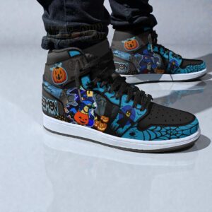lucario pokemon halloween shoes custom anime jordan sneaker boots 1 hpsts8