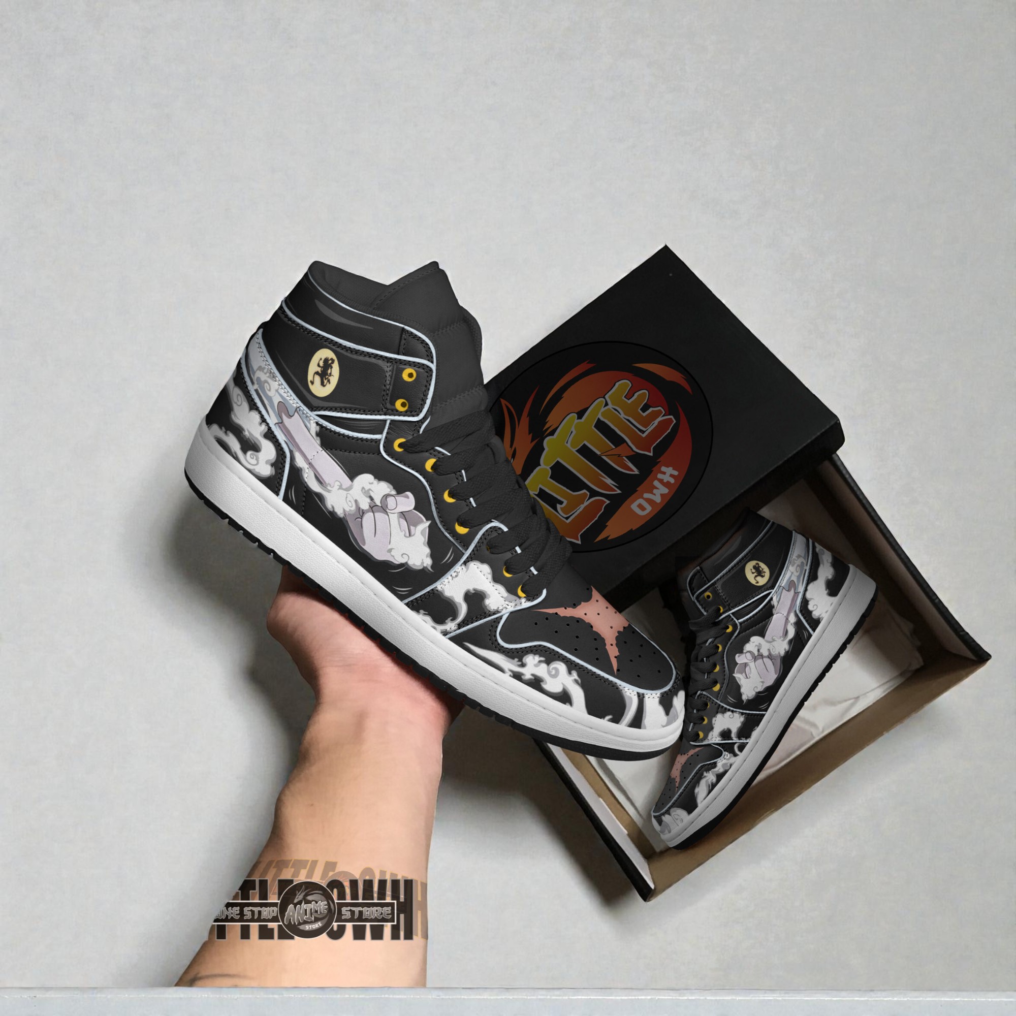 luffy gear 5 sneakers custom one piece anime jordan sneaker boots 2 yxlrkb