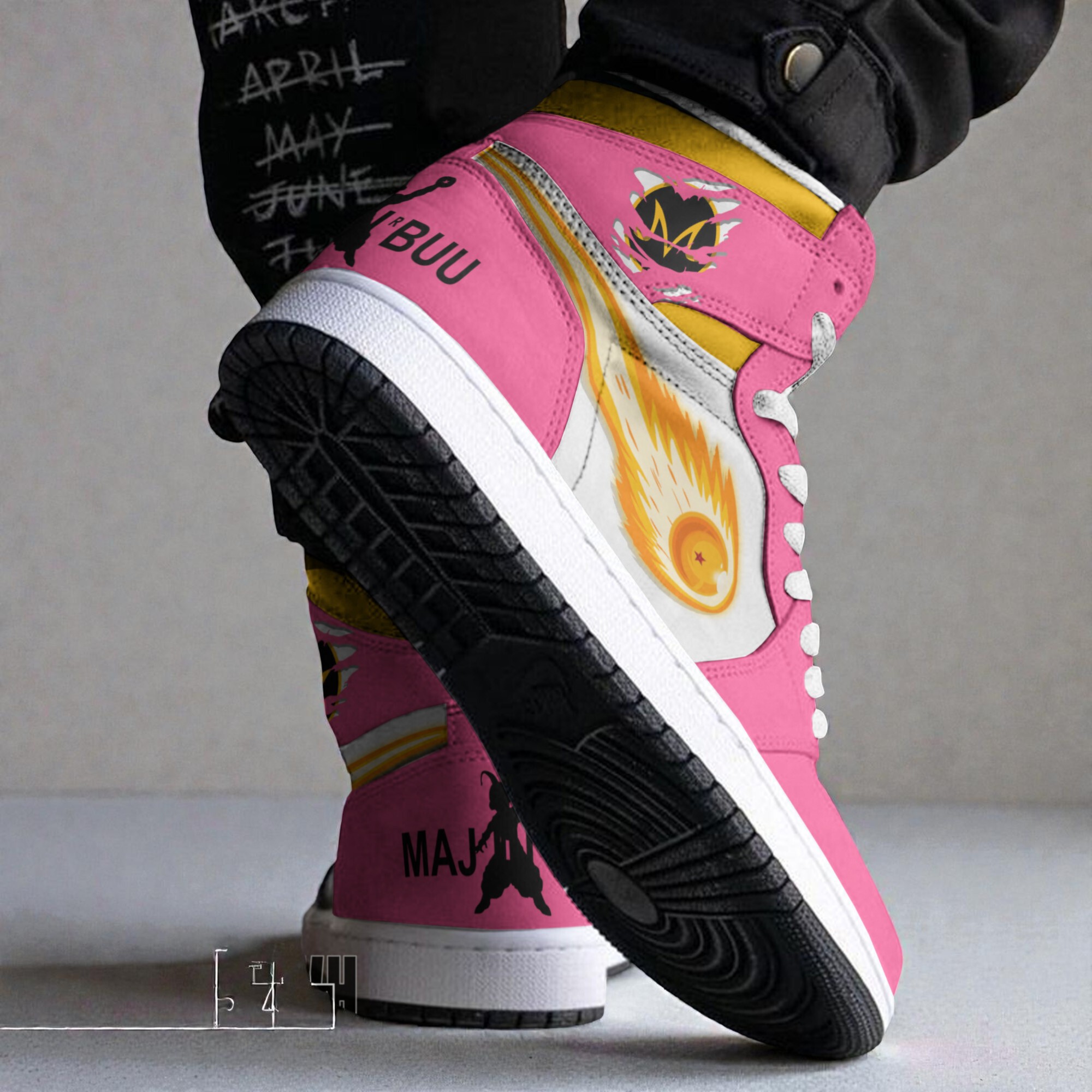 majin buu sneakers custom dragon ball anime jordan sneaker boots 2 sf8ho2