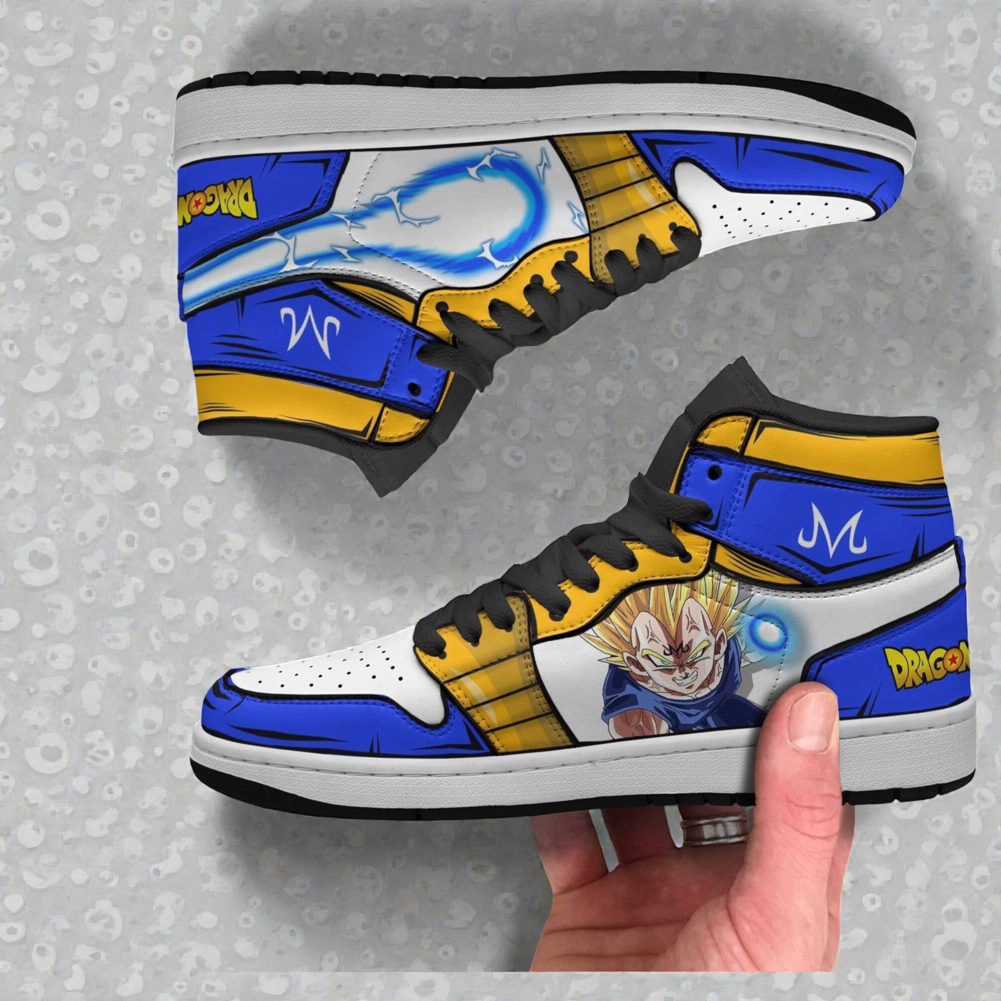 majin vegeta jordan sneaker boots custom dragon ball super anime shoes 2 lkvn4v
