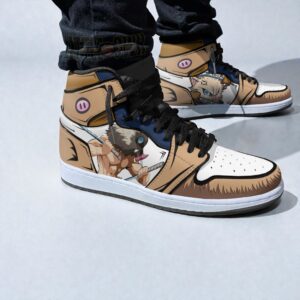 mankey x inosuke shoes custom pokemon x kimetsu no yaiba jordan sneaker boots 1 zgnbvm