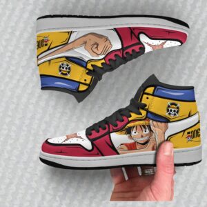 monkey d luffy anime shoes custom one piece boot sneakers 1 v5m7jq