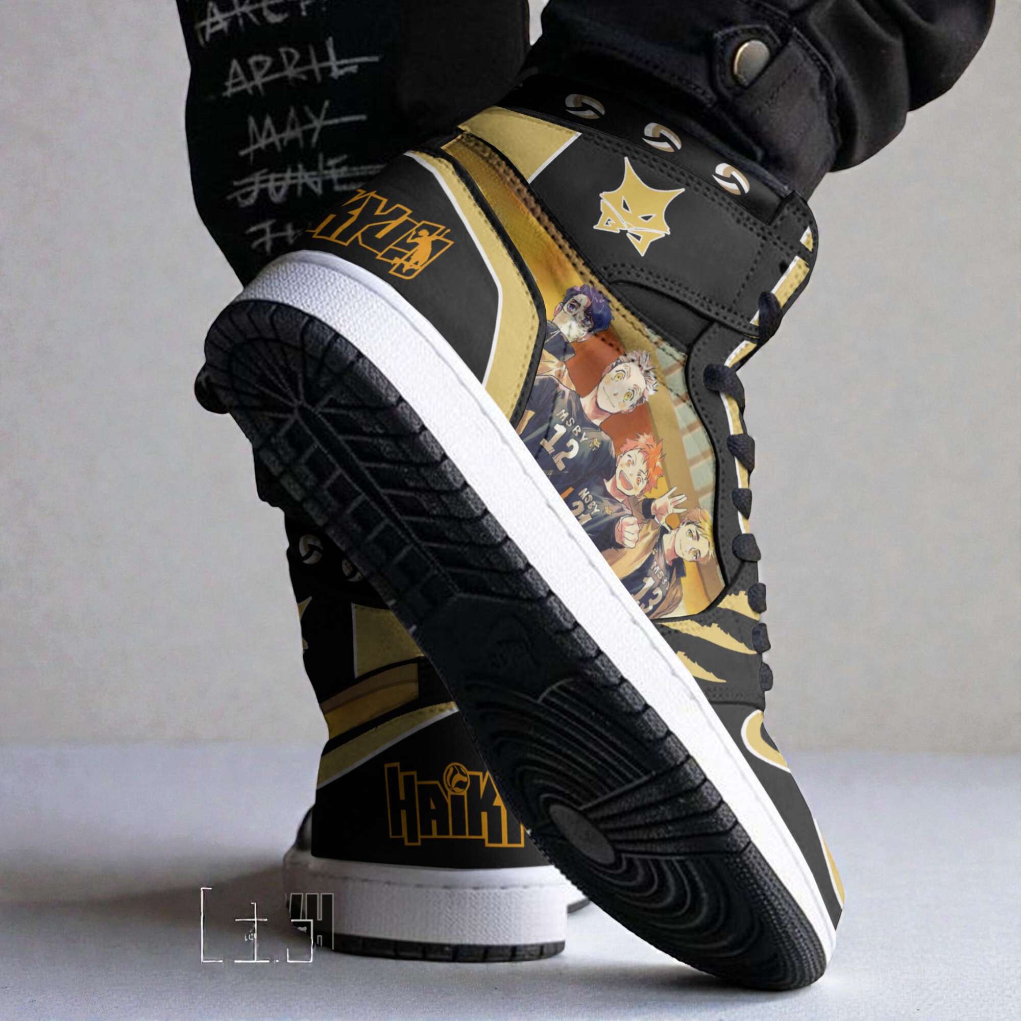 msby black jackal haikyuu jordan sneaker boots custom anime shoes 2 e0pg5p