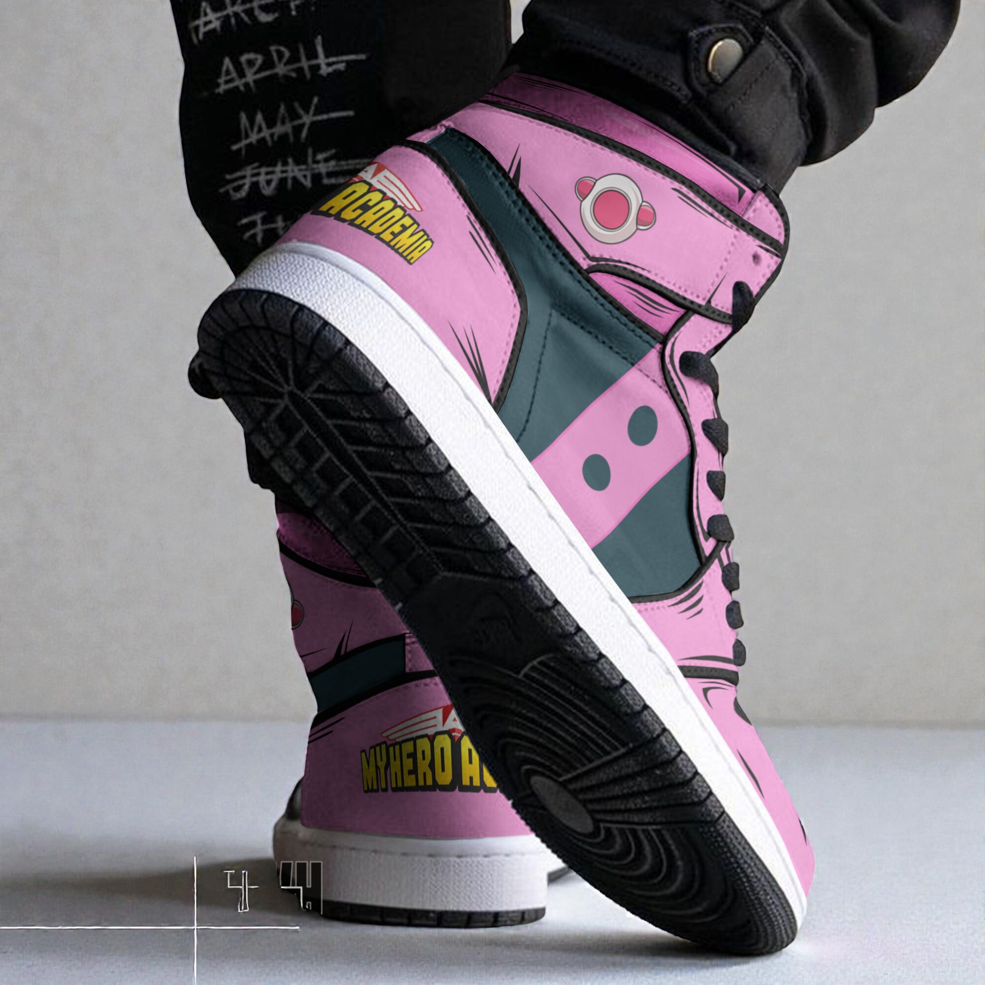 my hero academia anime jordan sneaker boots ochako uraraka uniform cosplay shoes 2 skcdlw