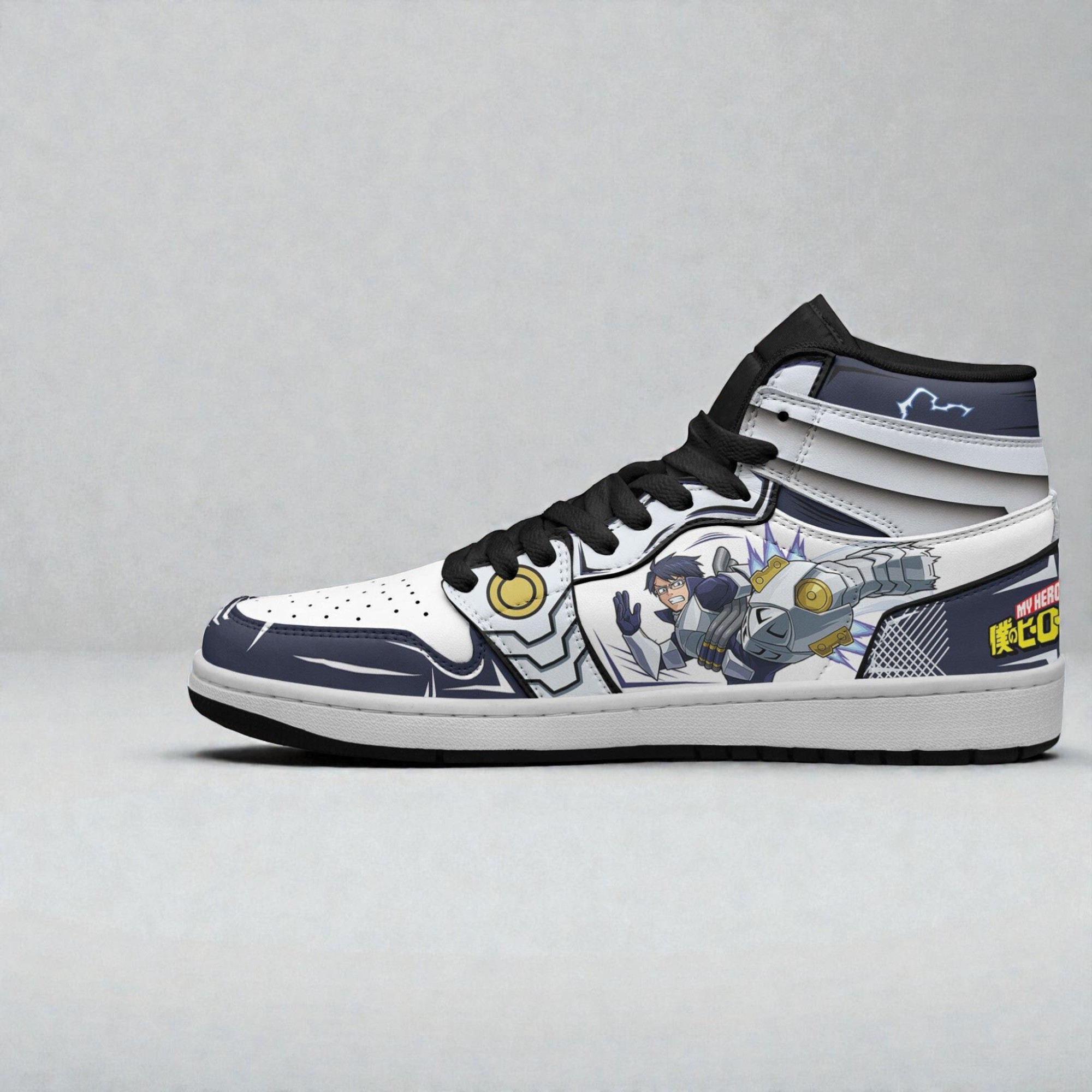 my hero academia anime shoes tenya ida custom jordan sneaker boots 2 epi45v