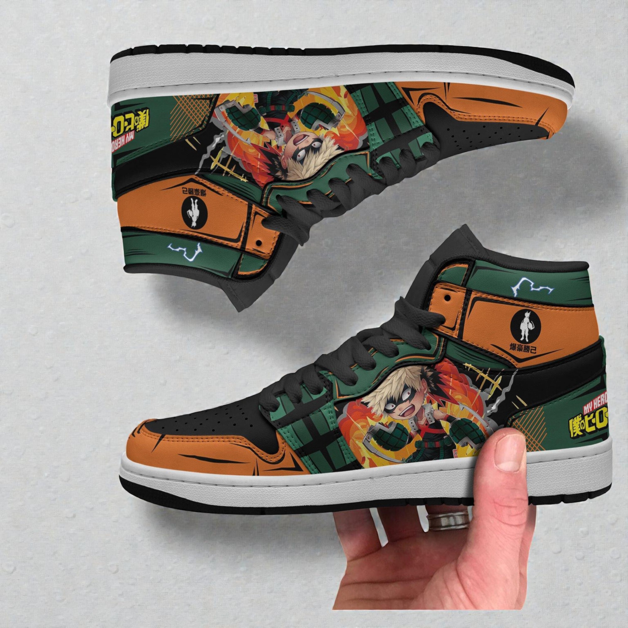 my hero academia katsuki bakugo jordan sneaker boots custom my hero academia anime shoes 2 bptzkg
