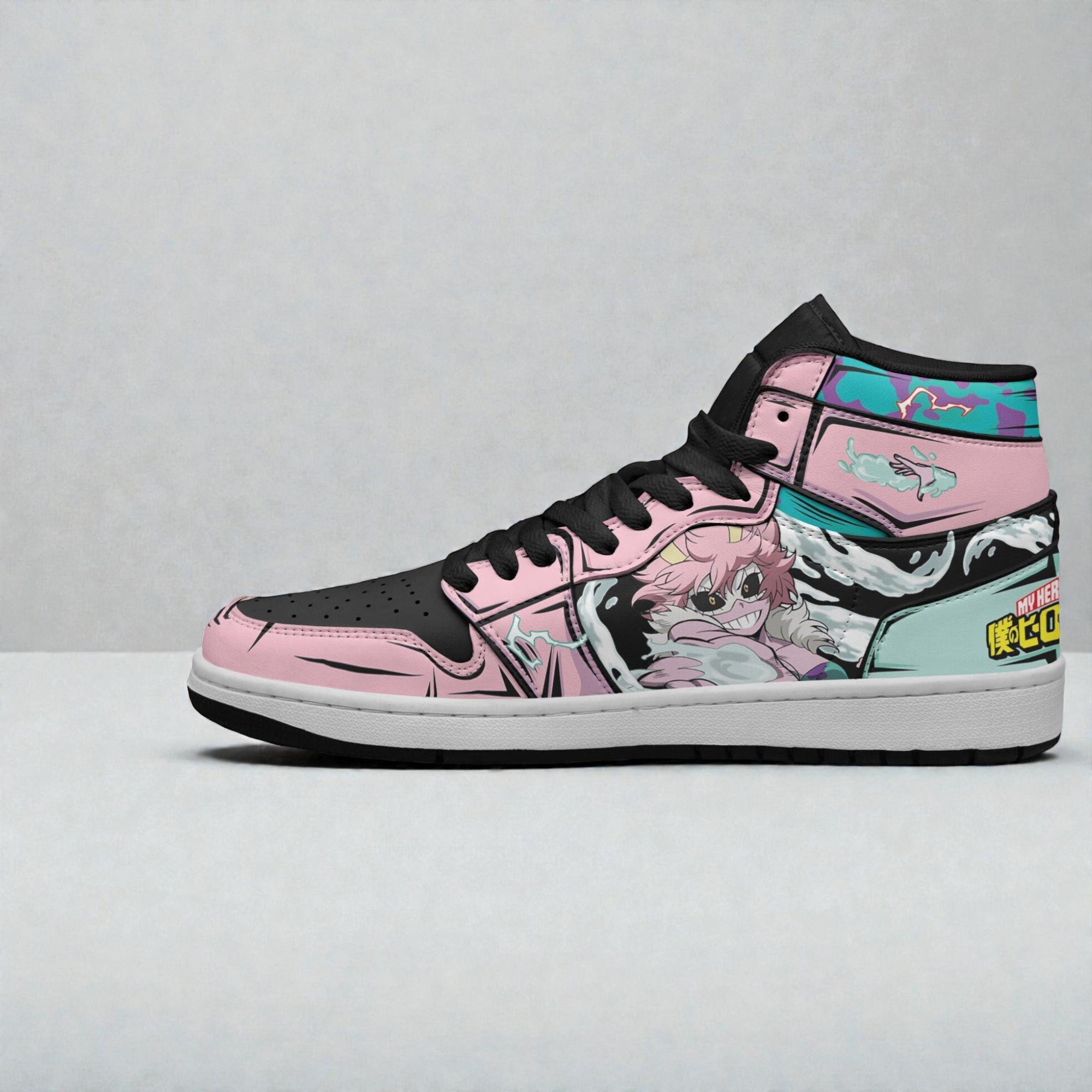 my hero academia shoes mina ashido jordan sneaker boots custom anime shoes 2 isb0ui