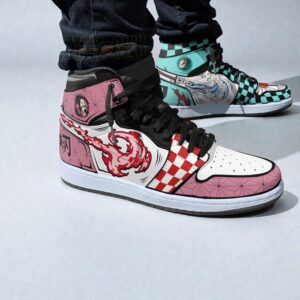 nezuko and tanjiro custom shoes anime kimetsu no yaiba boot sneakers 1 oqtn8y