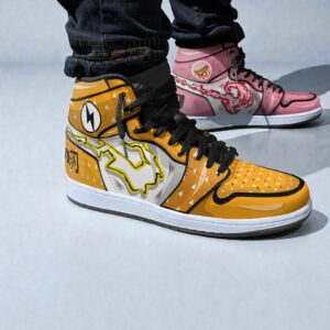 nezuko x zenitsu custom 3d shoes kimetsu no yaiba anime jordan sneaker boots 1 b2vzxu
