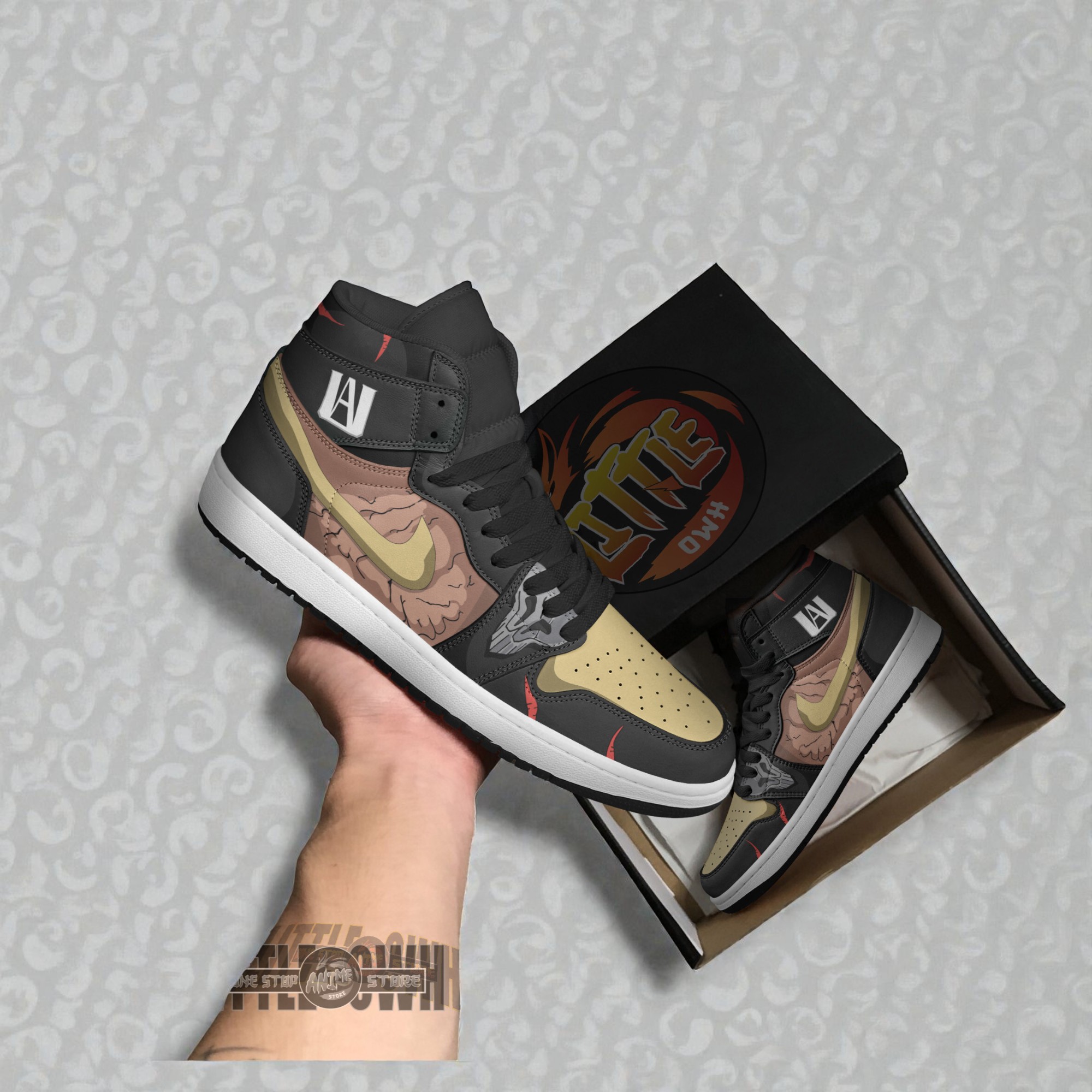 nomu shoes custom my hero academia anime jordan sneaker boots 2 orfijc