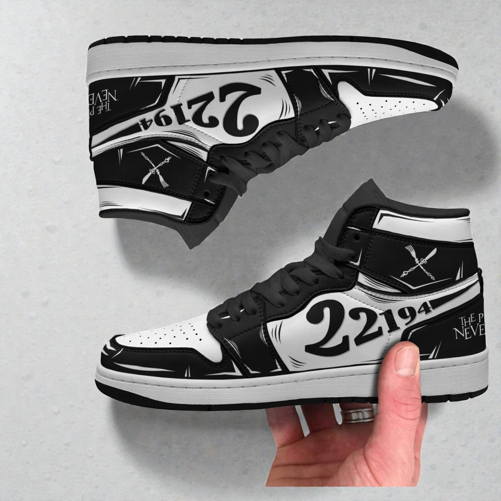 norman jordan sneaker boots custom tba anime shoes 2 suqrds