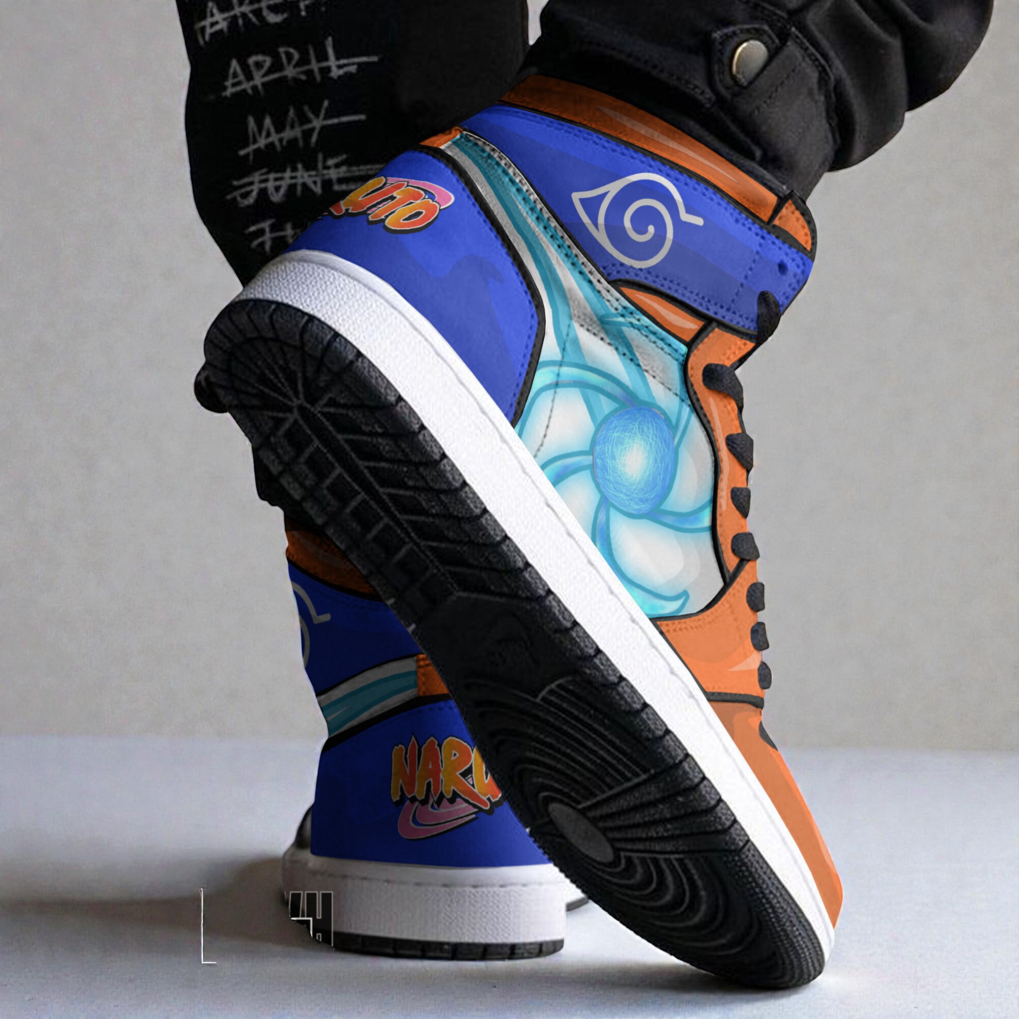 nrt rasengan custom shoes naruto anime boot sneakers 2 emuqvl