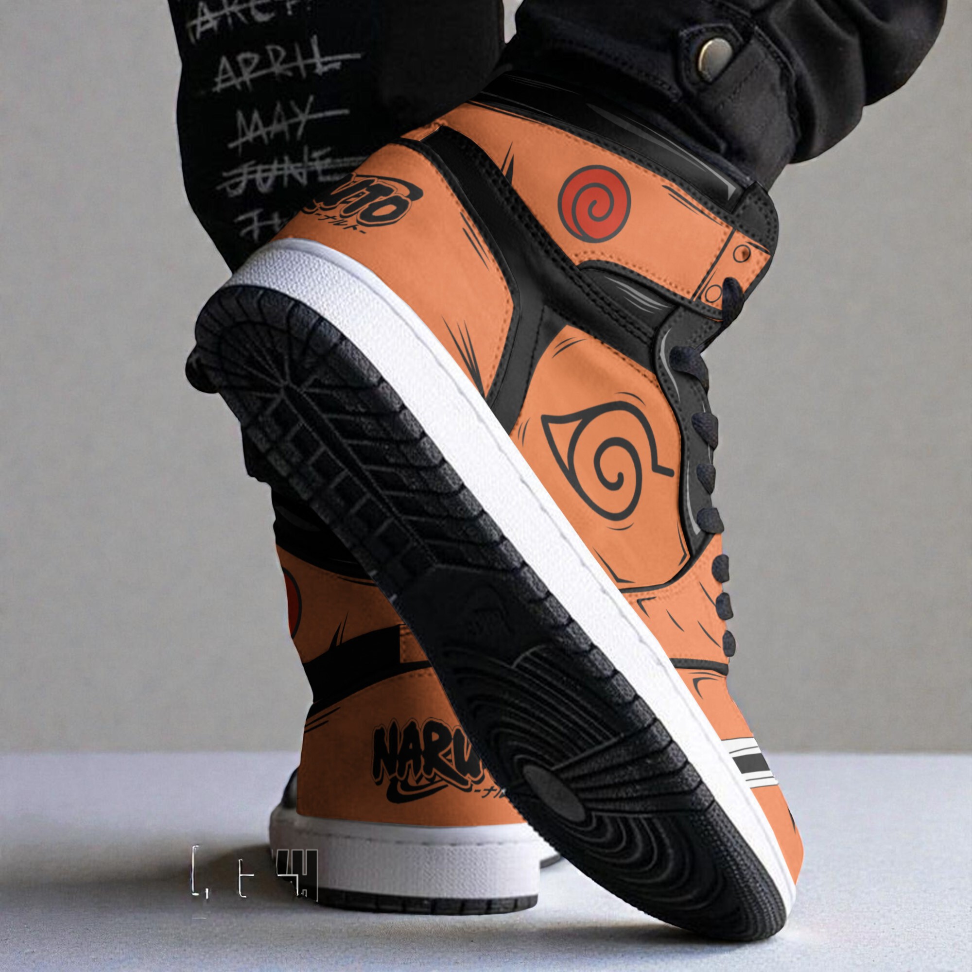 nrt shippuden unifrom cosplay jordan sneaker boots custom anime shoes 2 wszfuv