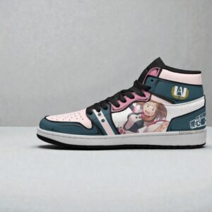 ochaco uraraka jordan sneaker boots custom my hero academia anime shoes 1 nv7duj