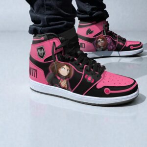 ochaco uraraka sneakers custom my hero academia musketeers anime boot sneakers 1 djdia2