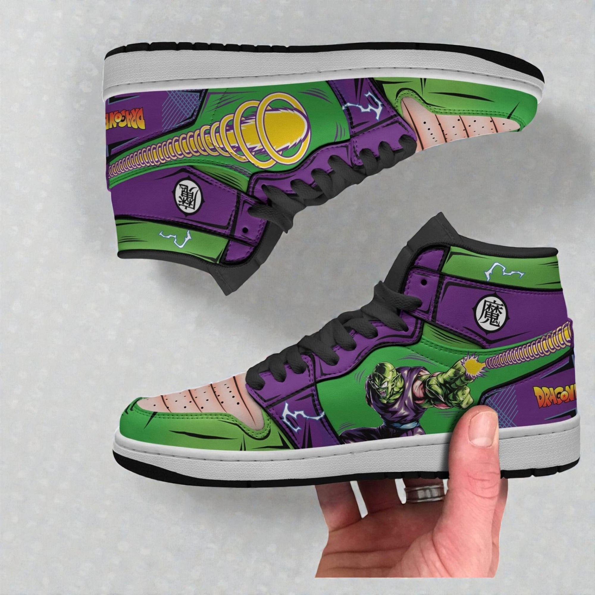 piccolo shoes custom dragon ball z anime jordan sneaker boots 2 bbkhu8