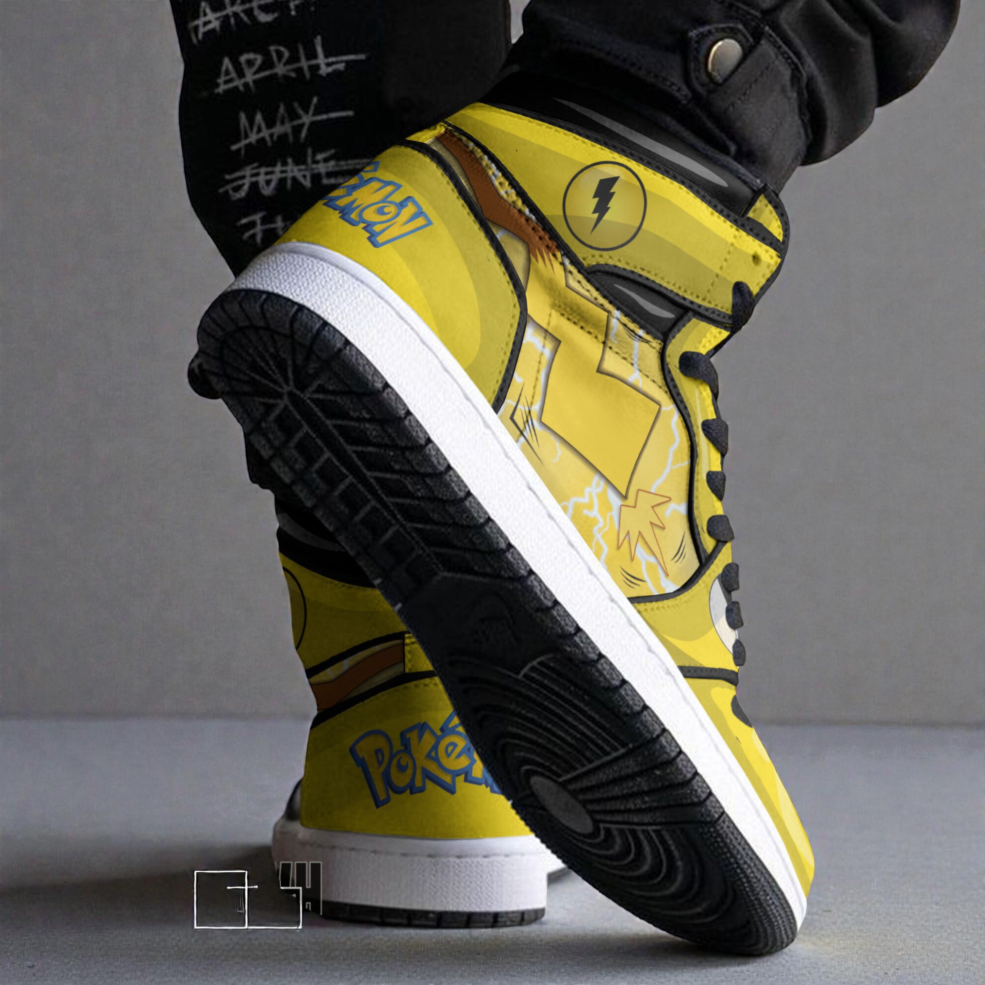 pikachu jordan sneaker boots pokemon custom 3d shoes 2 qxvrqb