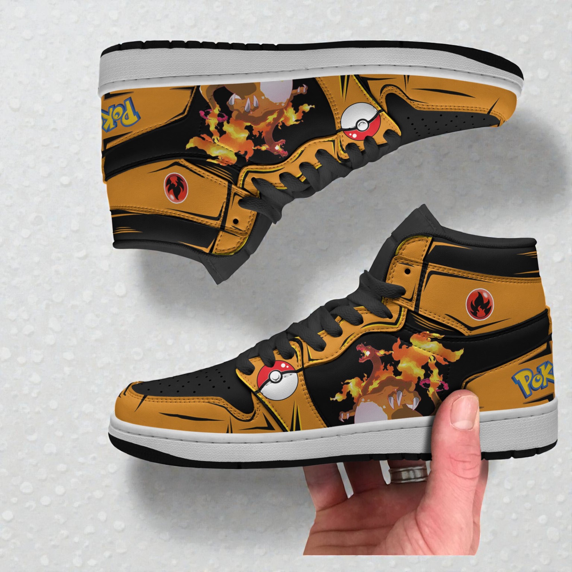 pkm charizard shoes custom anime jordan sneaker boots 2 mwohee
