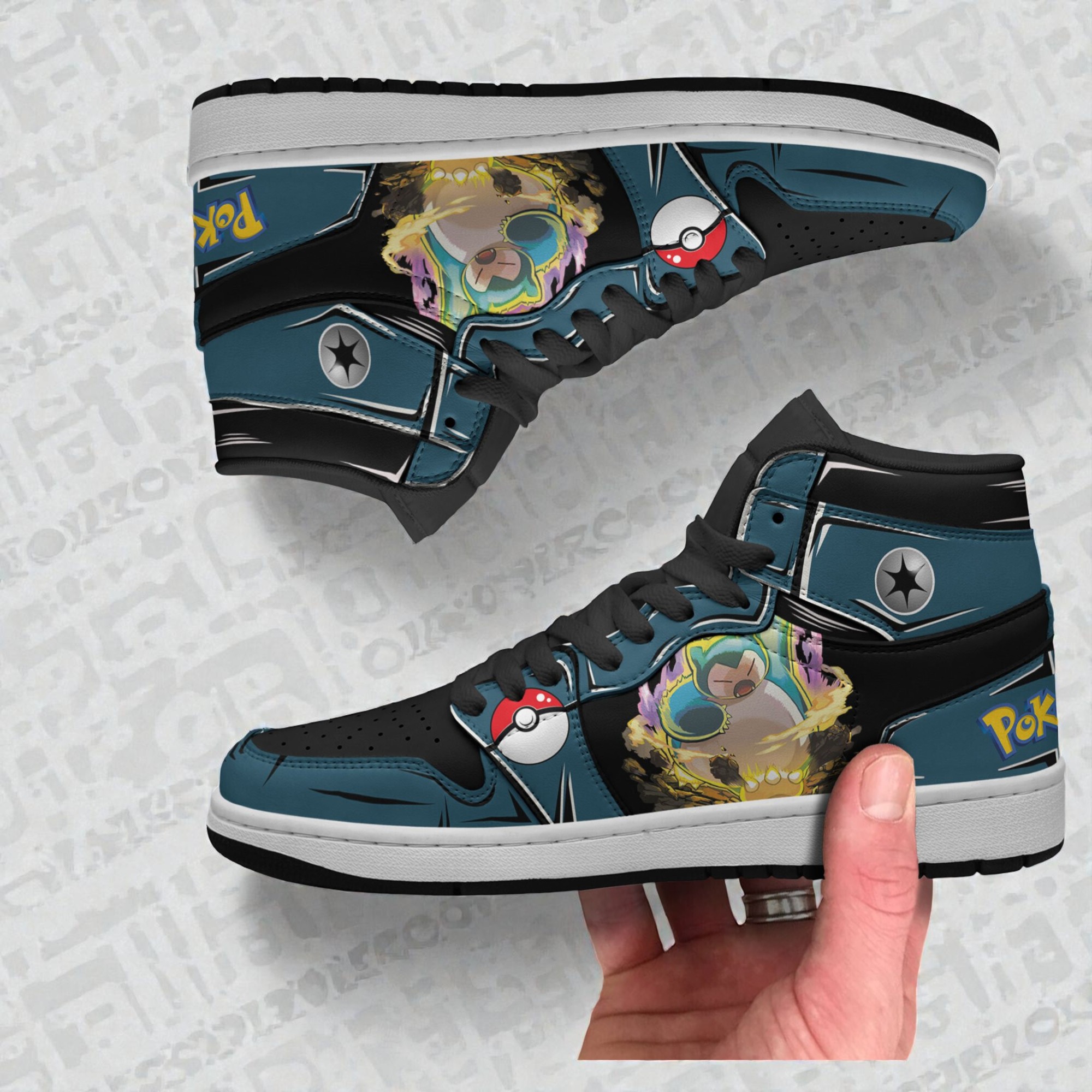 pkm snorlax shoes custom anime boot sneakers 2 n4l4vu