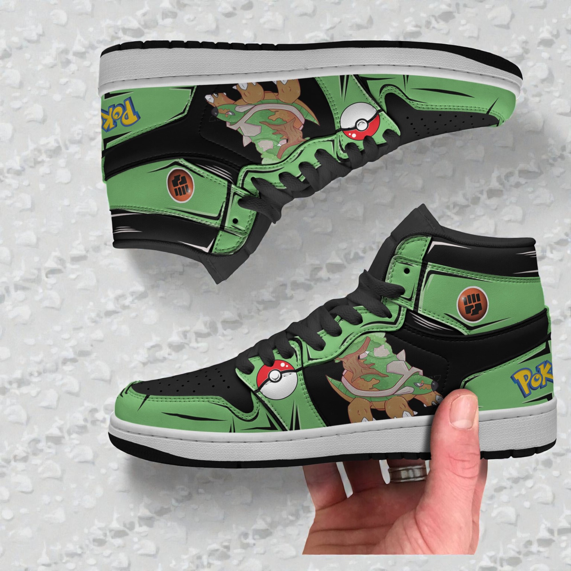 pkm torterra shoes custom anime jordan sneaker boots 2 uuhedn